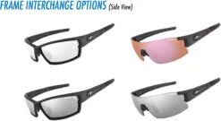 Tifosi Optics Pro Escalate SF Sunglasses Kit 14 Tifosi Optics Pro Escalate SF Sunglasses Kit -Golf Club Sales tifosi pro escalate sf 237202 112